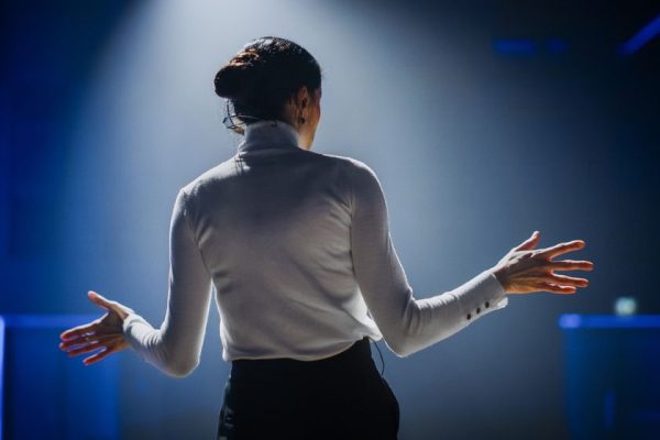 Public speaking to an audience