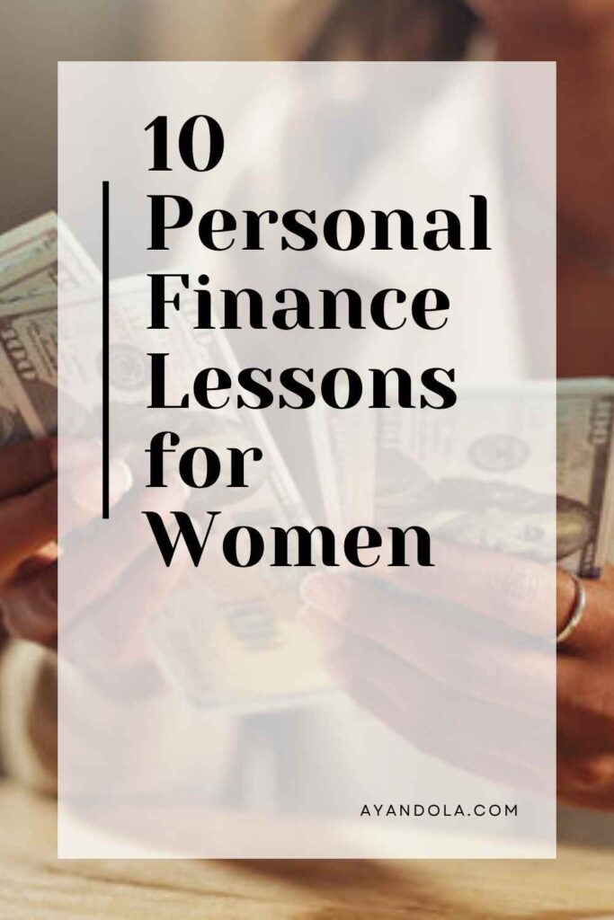 10 Personal Finance Lessons for Women